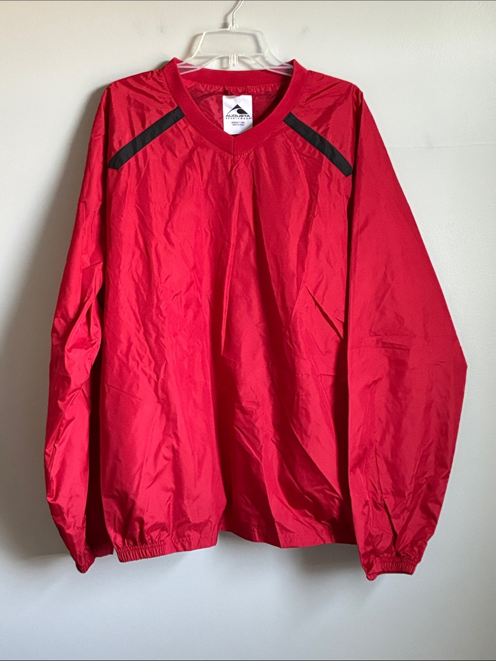 Augusta Sportswear Red Jacket with Black Logo Detail